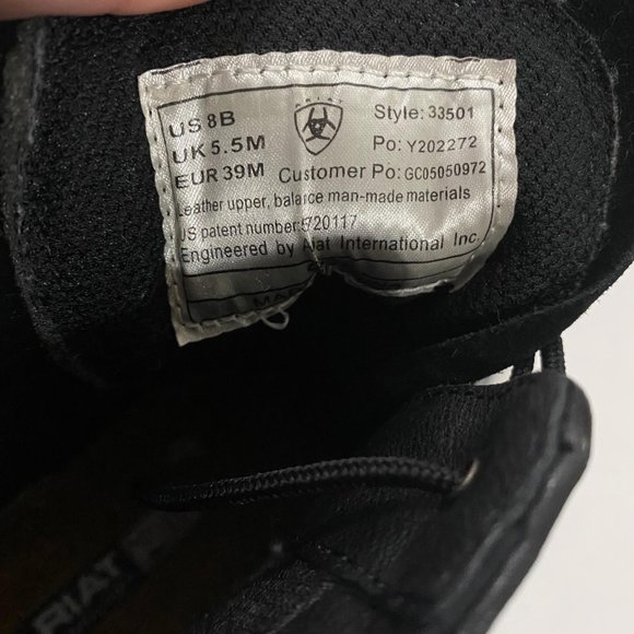 Ariat Heritage Lacer II Black Leather Kiltie Boots - Picture 3 of 11